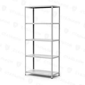 Стеллаж MS Hard 2500х1000х400, 5 полок