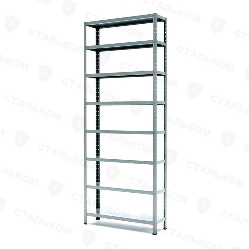 Стеллаж MS Hard 2500х1000х600, 8 полок